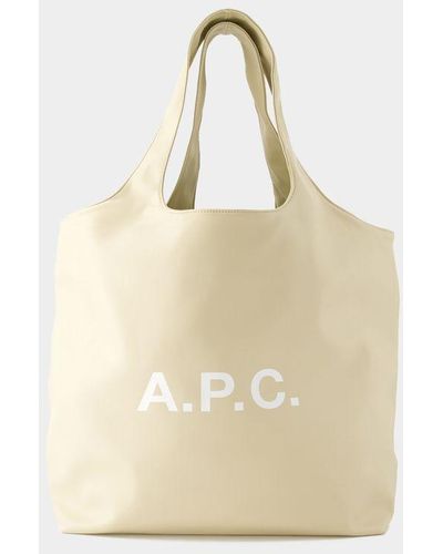 A.P.C. Ninon Tote Bag - Natural