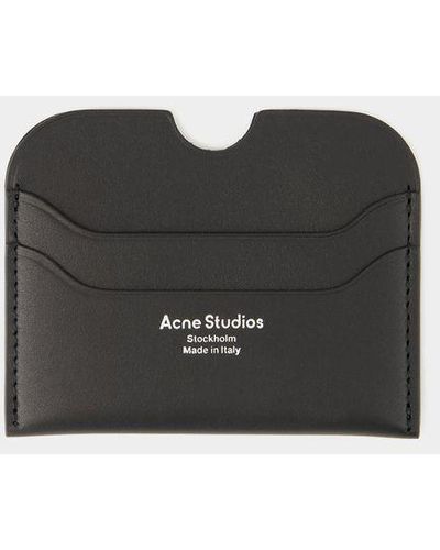 Acne Studios Elmas Large S Card Holder - Black