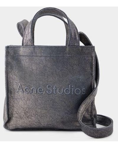 Acne Studios Mini Lunar Shopper Bag - Metallic
