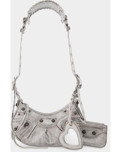 balenciaga fanny pack white