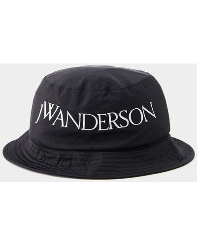 JW Anderson Logo Bucket Hat - Blue