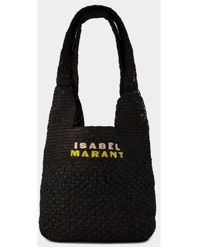 Isabel Marant Praia Medium Shopper Bag - Black