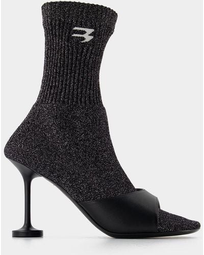 Balenciaga Heeled Boots - Black
