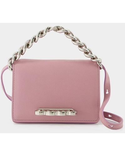 Alexander McQueen Four Ring Mini Bag - Pink