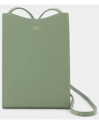 A.P.C. Jamie Neck Pouch - Green