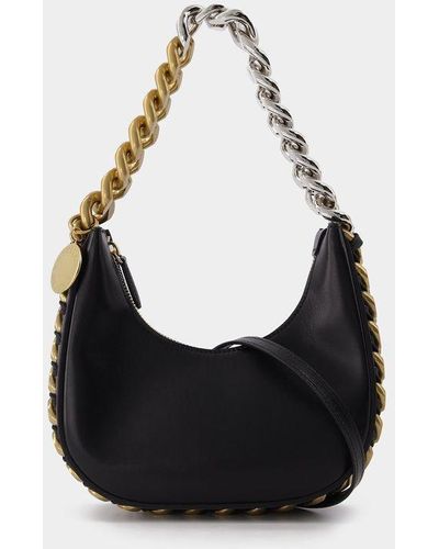 Stella McCartney Frame Mini Hobo Bag - Black