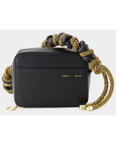 Kara Phone Cord Bag - Black
