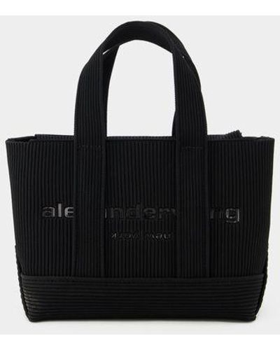 Alexander Wang Knit Mini Tote Bag - - Polyester - Black