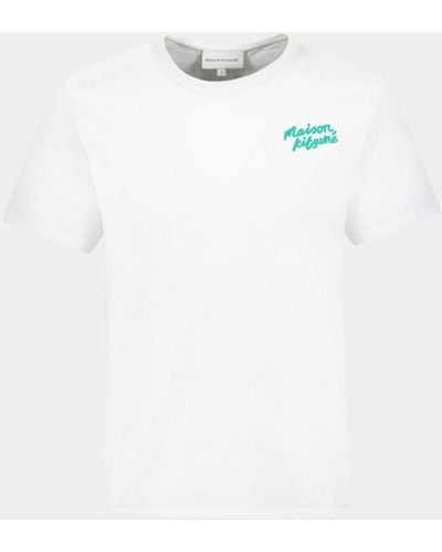 Maison Kitsuné Handwriting Regular T-shirt - White