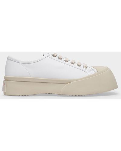 Marni Laced Up Pablo Sneakers - White