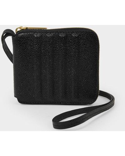 Thom Browne Zipped Compact Wallet - Black
