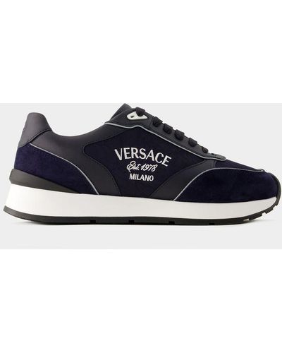 Versace New Runner Sneakers - Blue