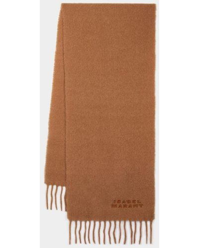 Isabel Marant Firny Fringed Scarf - Brown