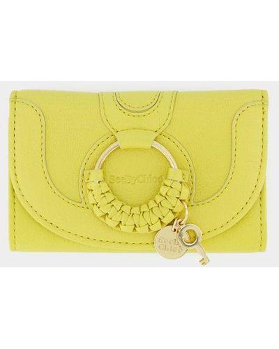 See By Chloé Hana Compact Wallet - Yellow