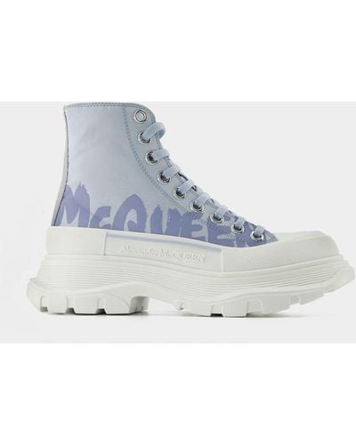 Alexander McQueen Tread Slick Sneakers - Blue