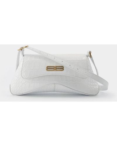 Balenciaga Flap Stret Bag - White