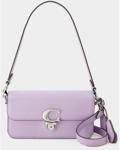 COACH Studio Baguette Shoulder Bag - Purple