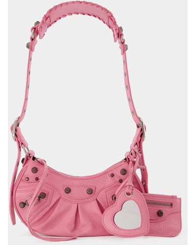 Balenciaga Cagole Shoulder Xs Bag - Pink