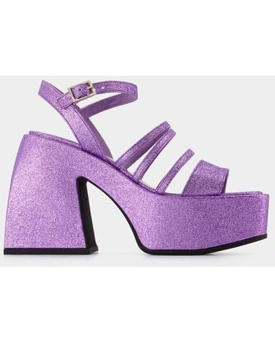 NODALETO Bulla Chibi Sandals - Purple