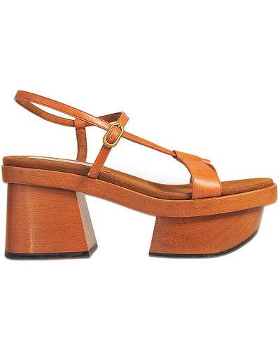 Stella McCartney Altea Sandal Platform - Orange