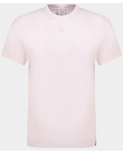 Courreges Ac Straight T-shirt - Pink