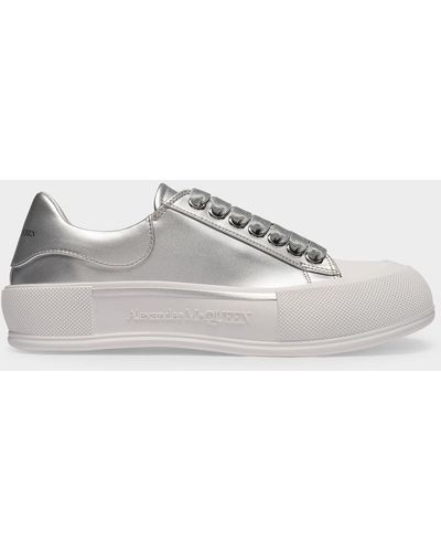 Alexander McQueen Deck Sneakers - Gray