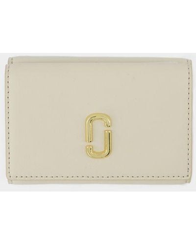 Marc Jacobs The Trifold Wallet - Natural