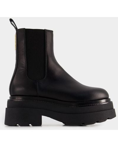 Alexander Wang Carter Chelsea Boots - - Leather - Black