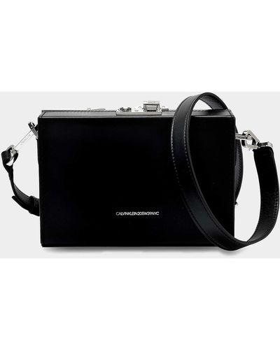 CALVIN KLEIN 205W39NYC Mini Box Shoulder Bag - Black