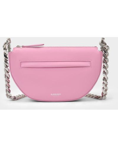 Burberry Mini Zip Olympia Bag - Pink