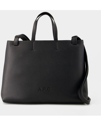 A.P.C. Market Small Shopper Bag - Black