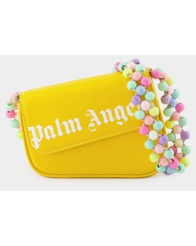 Palm Angels Beads Strap Crash Bag Pm Handbag - Yellow