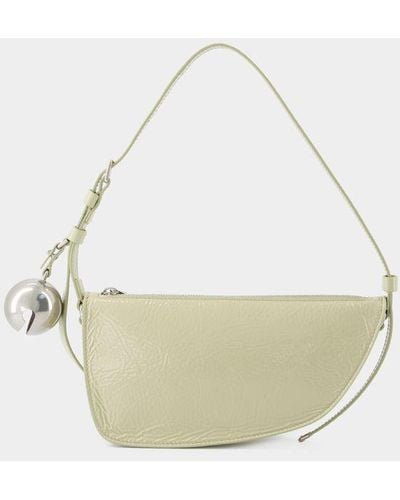 Burberry Shield Sling Mini Wallet On Chain - White