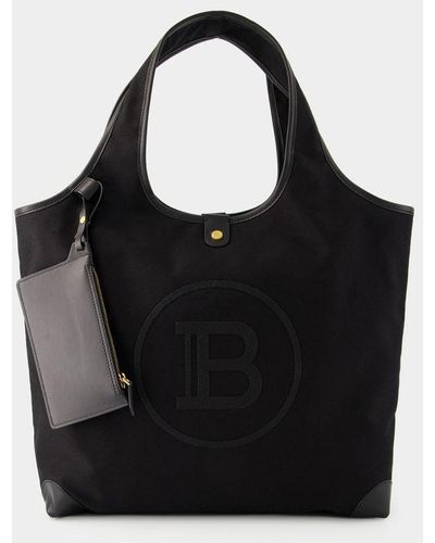 Balmain B-army Large Shopper Bag - Black