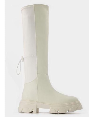 Gia Borghini Tubular Boots - White