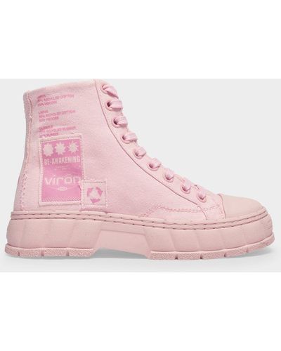 Viron 1982 Pink Canvas 400 Pink Sneakers