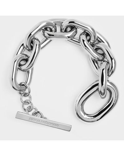 Rabanne Xl Link Brac Bracelet - Metallic