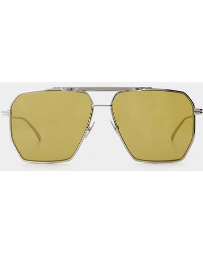 Bottega Veneta Bv1012s Sunglasses - Yellow