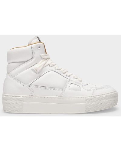 Ami Paris Mid Top Adc Sneakers - White