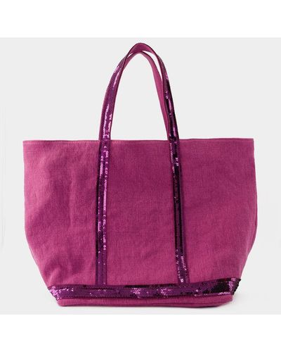 Vanessa Bruno Cabas L Shopper Bag - Purple