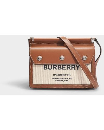 Burberry Baby Title Pocket Bag - Brown