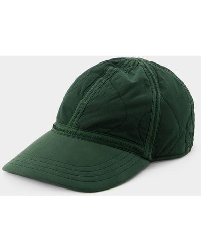 Burberry Quilted Cap - Green