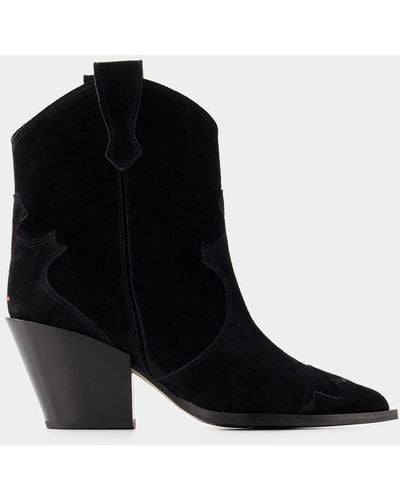 Aeyde Albi Ankle Boots - Black