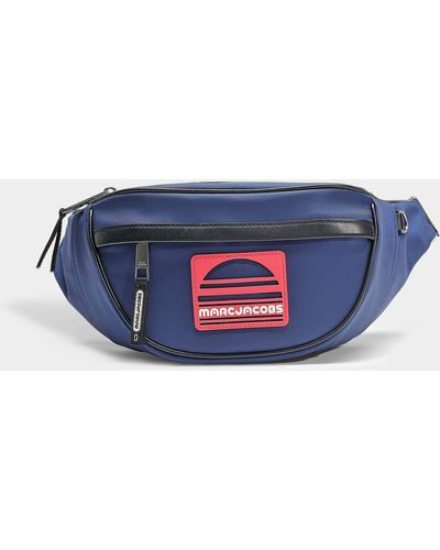 Marc Jacobs Sport Fanny Pack Bag In White Polyester - Blue