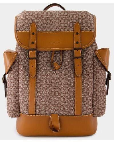 COACH Hitch Backpack - Brown