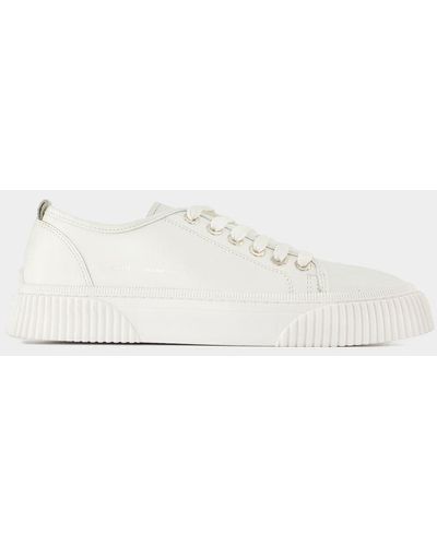 Ami Paris Low-top Logo Sneakers - White