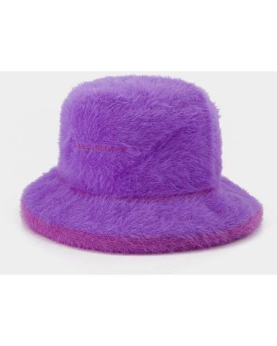Jacquemus Le Bob Neve Bucket Hat - Purple