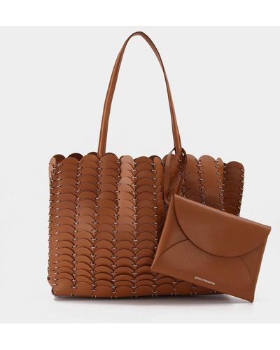 Rabanne Pacoio Tote - Brown