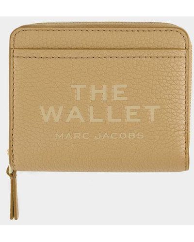 Marc Jacobs The Mini Compact Wallet - Natural
