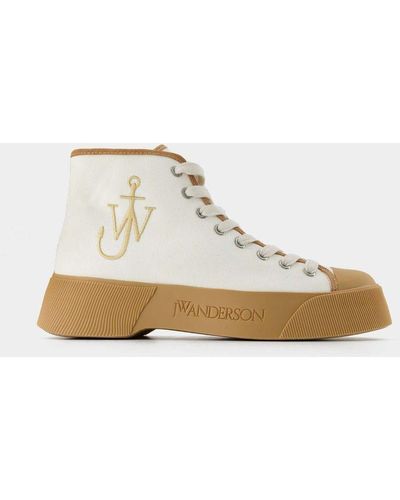 JW Anderson High Sneakers - Natural